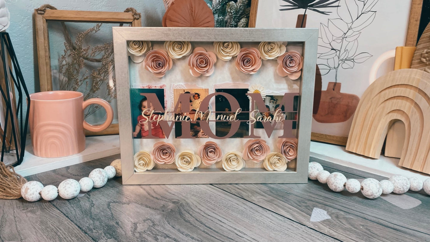 Photo Flower Shadow Box