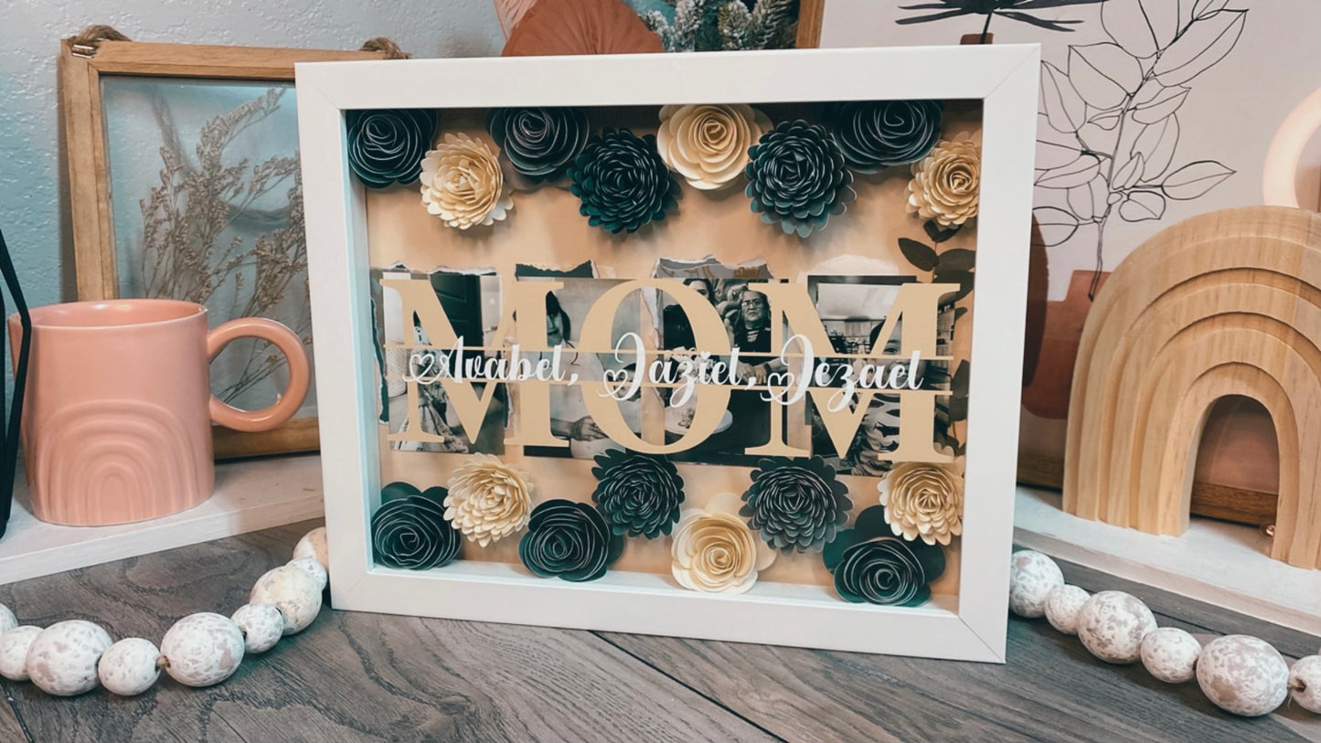 Photo Flower Shadow Box