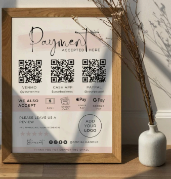 Scan To Pay Sign