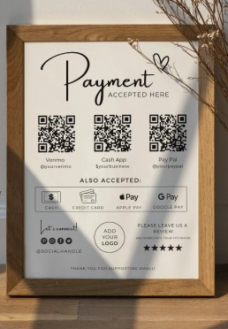 Scan To Pay Sign