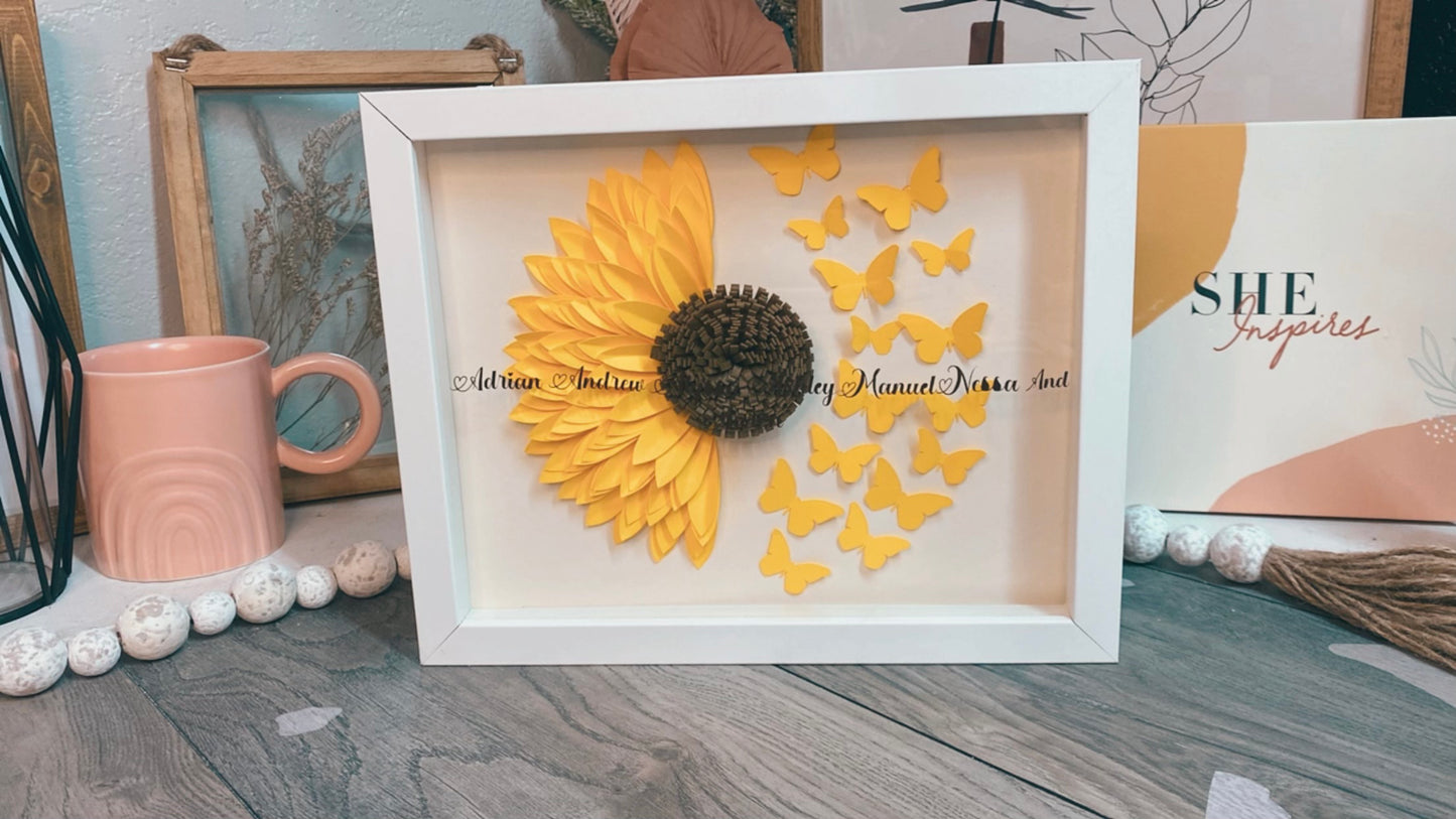 Flower Shadow Box